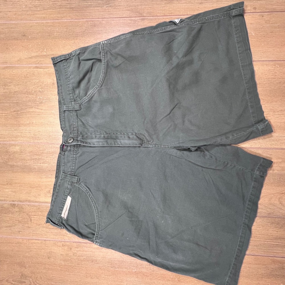 Faded Glory Mens 40 Carpenter Utility Shorts Service Green Canvas FG6006 Cotton - Picture 14 of 15